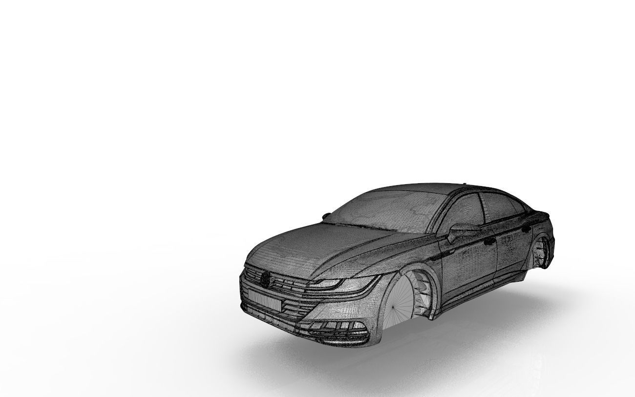 Car model VW Arteon 3D print 3D print model_11