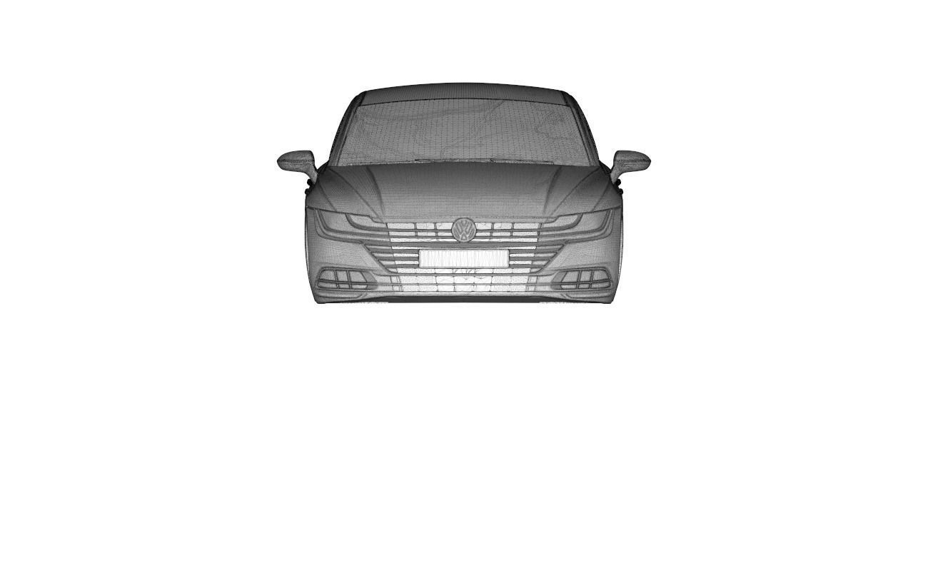 Car model VW Arteon 3D print 3D print model_14