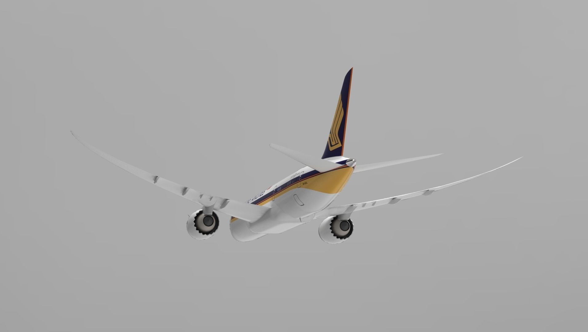 Boeing 787 Dreamliner Free 3D model_12