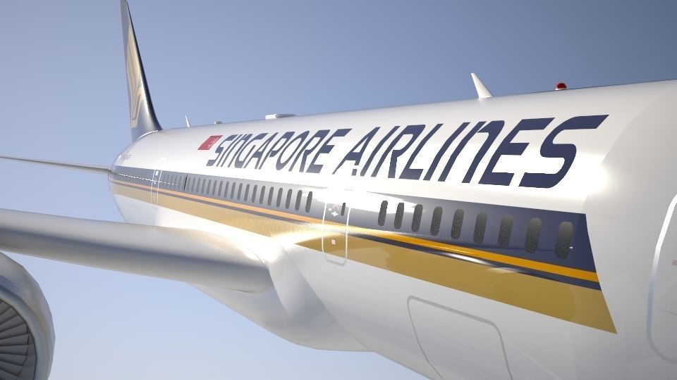 Boeing 787 Dreamliner Free 3D model_3