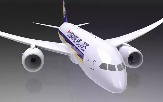 Boeing 787 Dreamliner Free 3D model