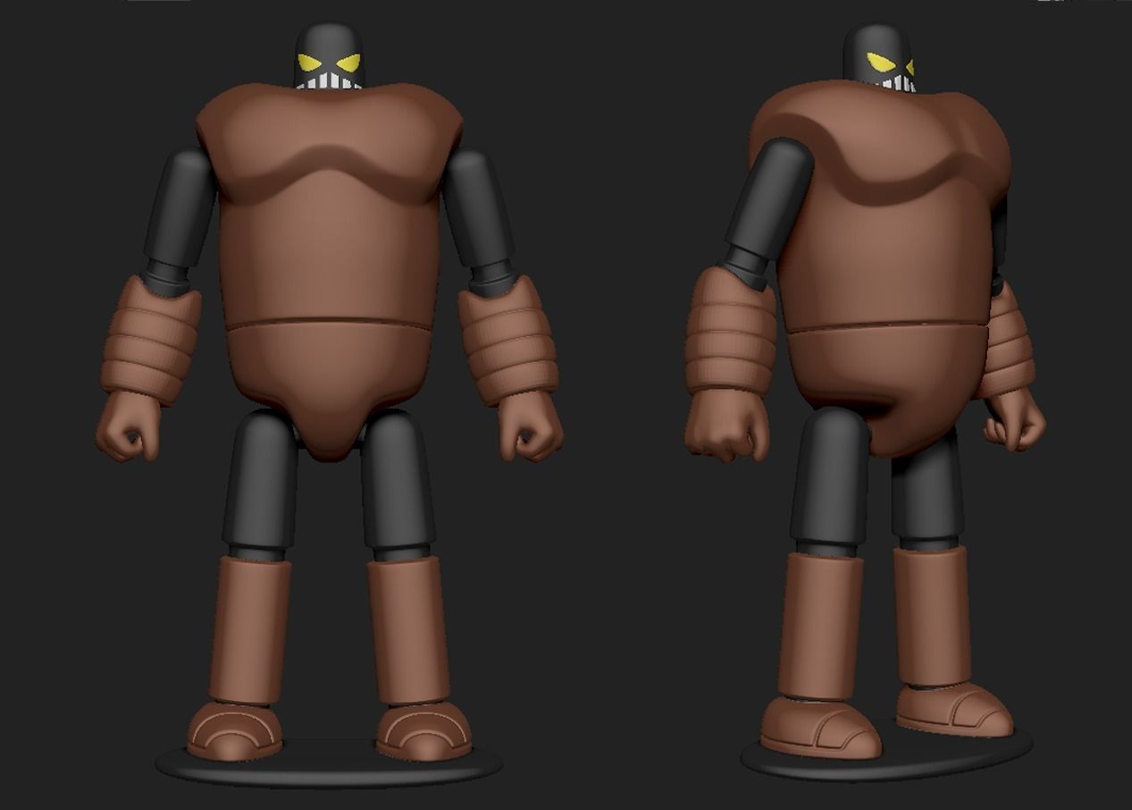 TAEKWON-V KOREAN CLASSIC ANIMATION ROBOT SERIES BADGUYS 3D print model_1