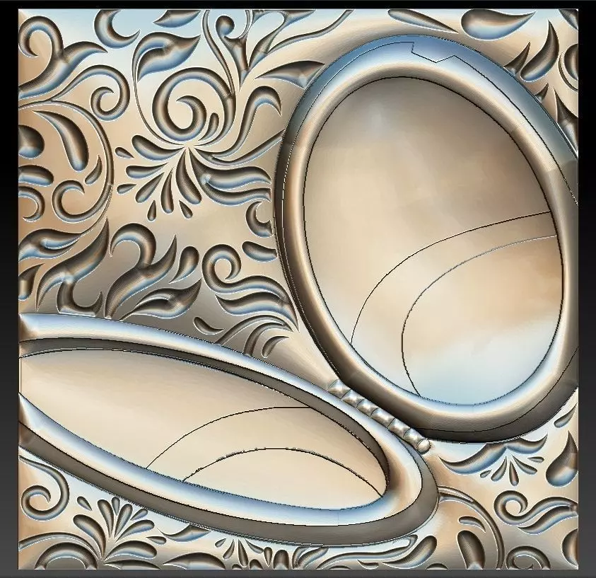 No 17 Makeup Mirror 3D print model_0