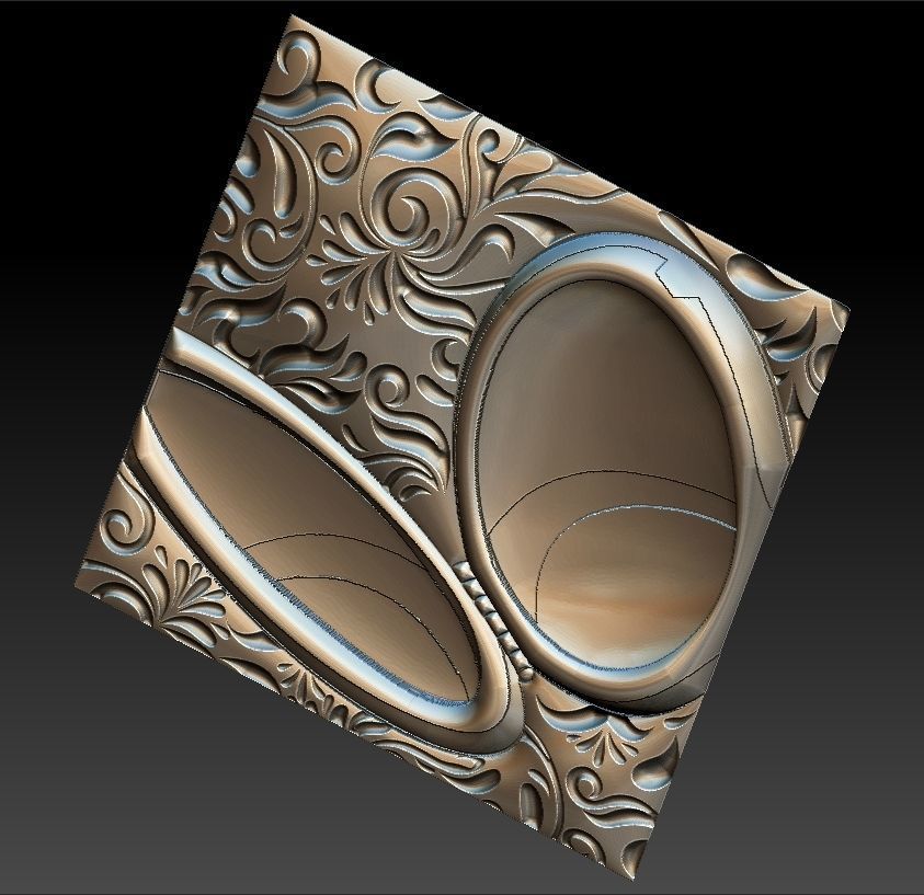 No 17 Makeup Mirror 3D print model_1