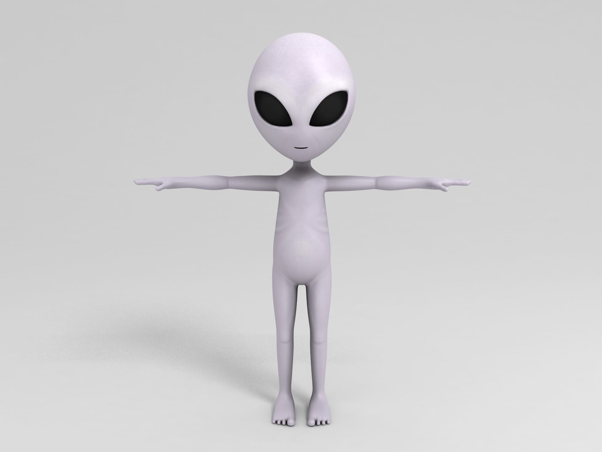 Alien 3D model_1