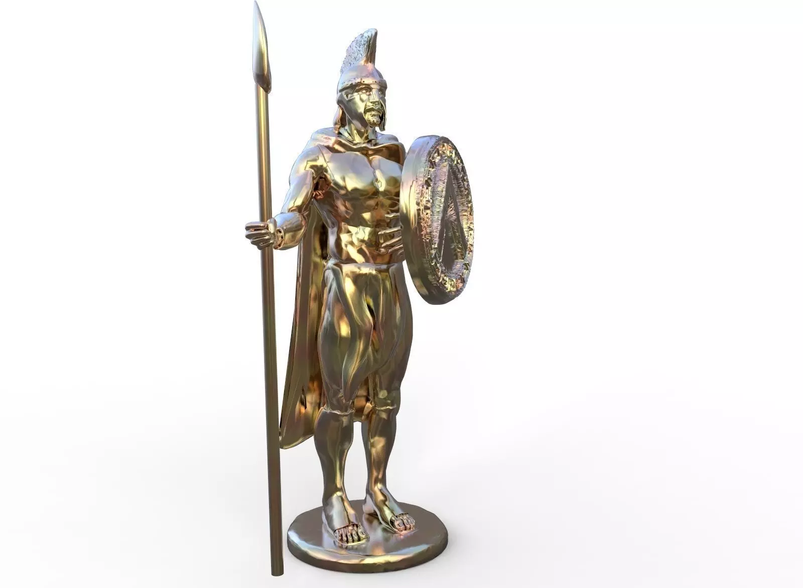 Leonidas Statue 3D print model