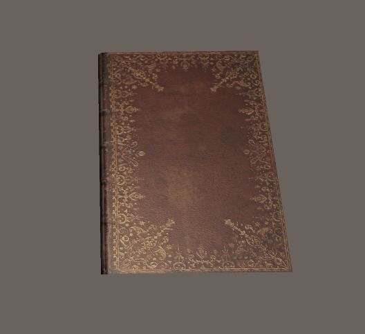 Animated Book Low-poly 3D model_2