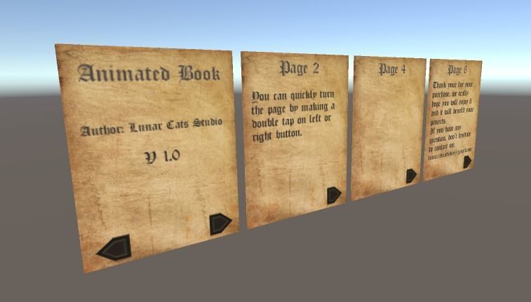 Animated Book Low-poly 3D model_4