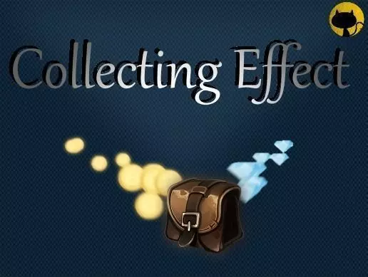 Collecting Effect Low-poly 3D model
