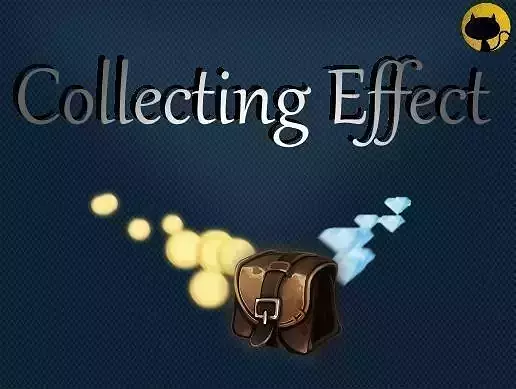 Collecting Effect Low-poly 3D model