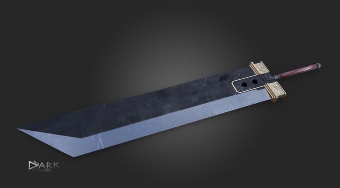 Buster Sword - Final Fantasy 3D model