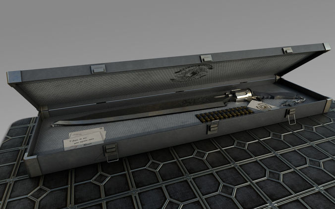 Gunblade Final Fantasy 3D model