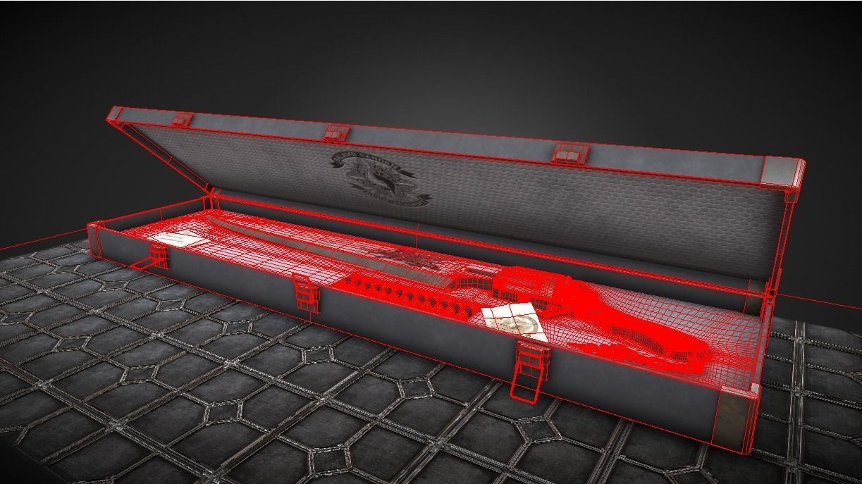 Gunblade Final Fantasy 3D model_6