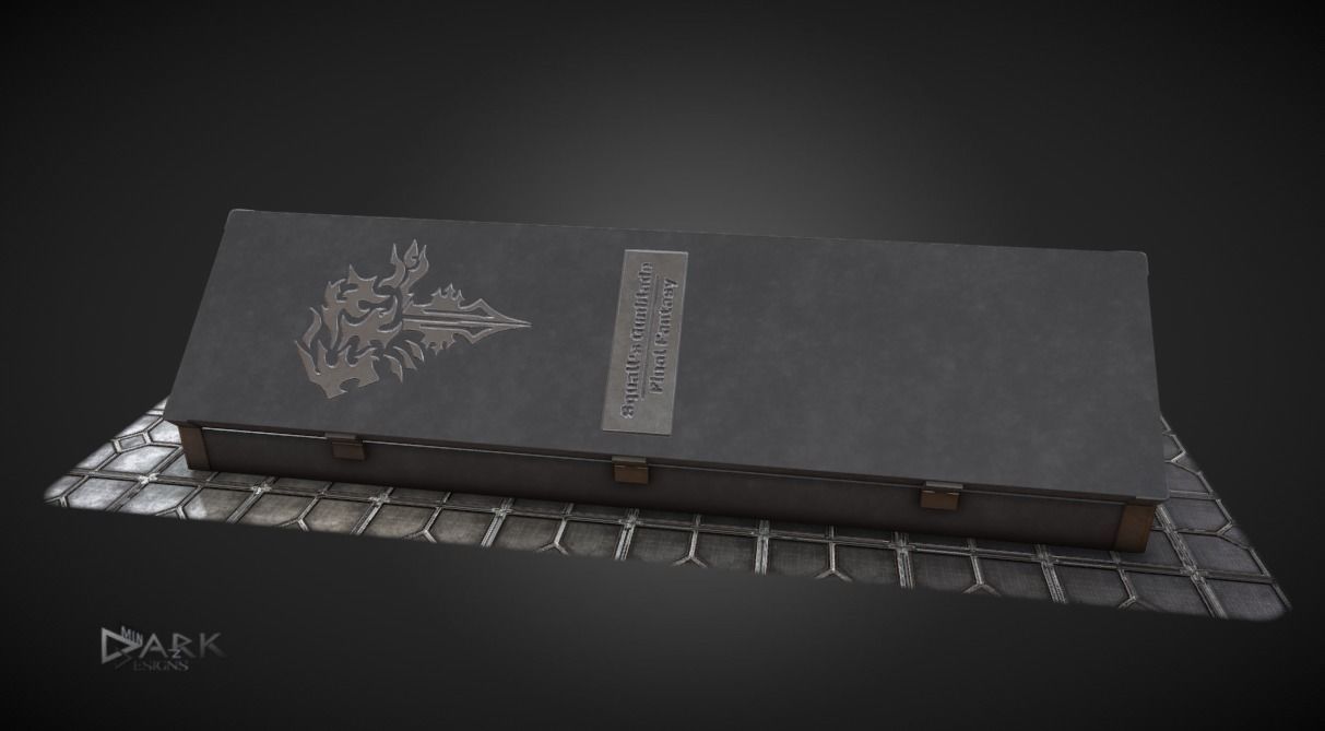 Gunblade Final Fantasy 3D model_2