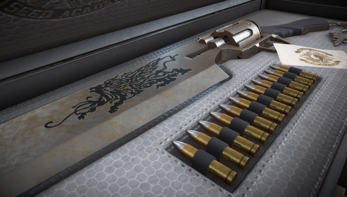 Gunblade Final Fantasy 3D model_5