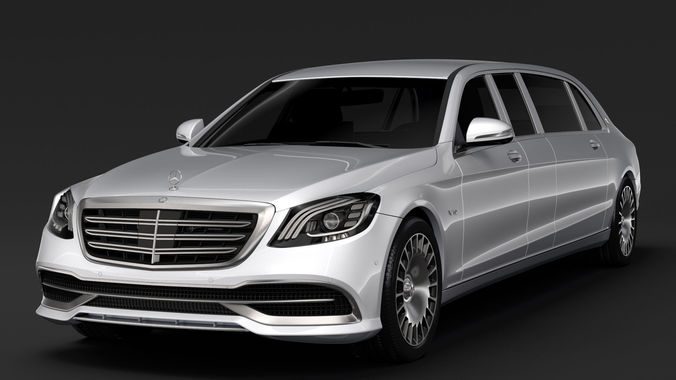 Mercedes Maybach S 650 Pullman VV222 2018 3D model