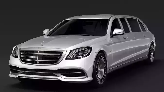 Mercedes Maybach S 650 Pullman VV222 2018 3D model
