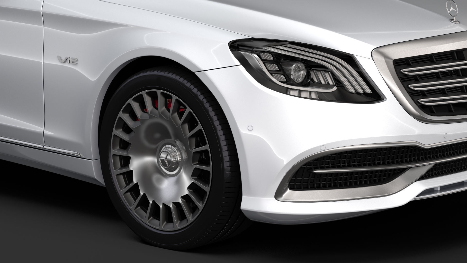 Mercedes Maybach S 650 Pullman VV222 2018 3D model_5