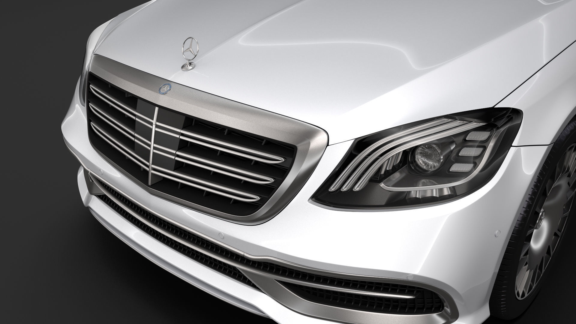 Mercedes Maybach S 650 Pullman VV222 2018 3D model_10