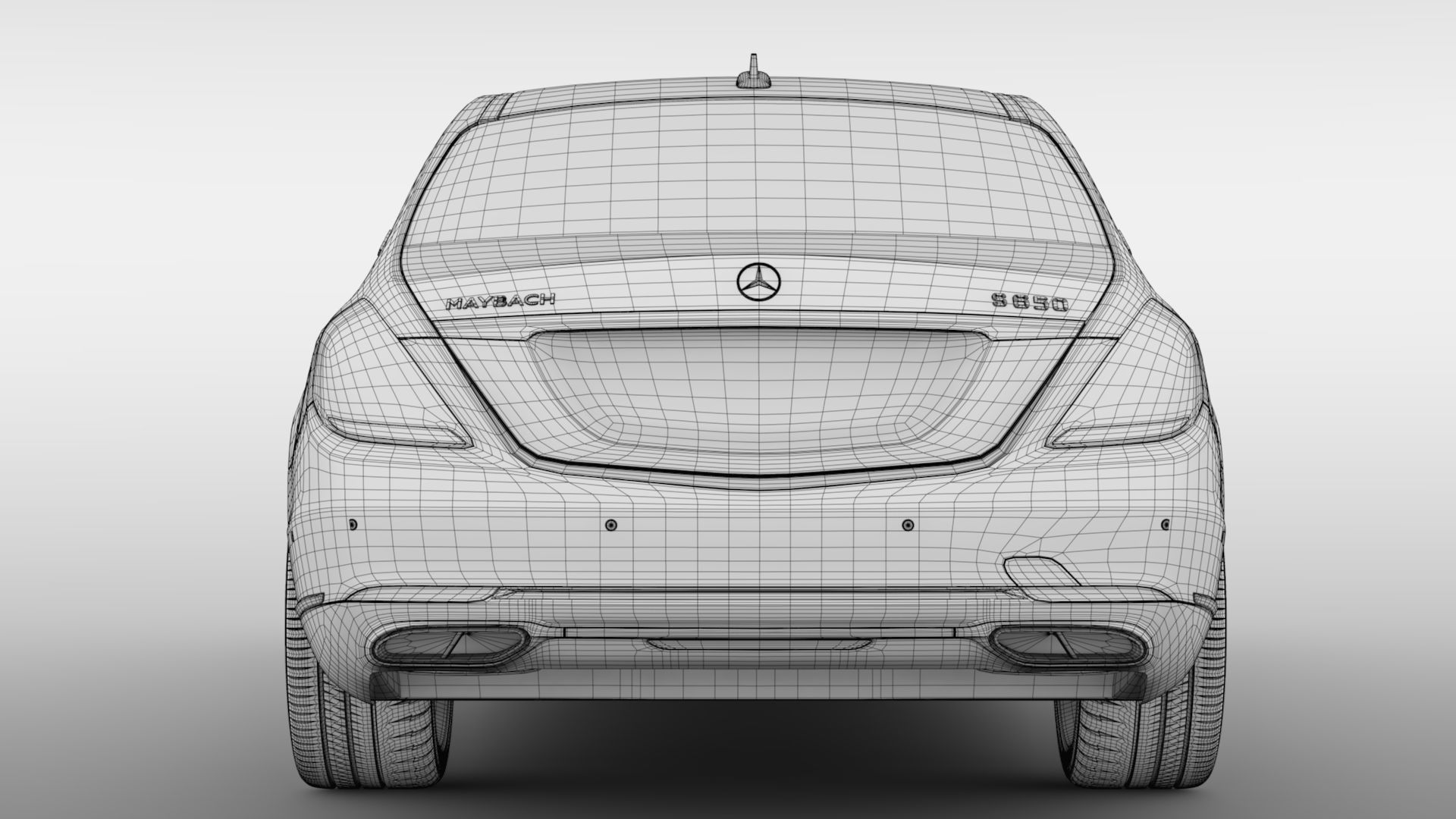 Mercedes Maybach S 650 Pullman VV222 2018 3D model_19