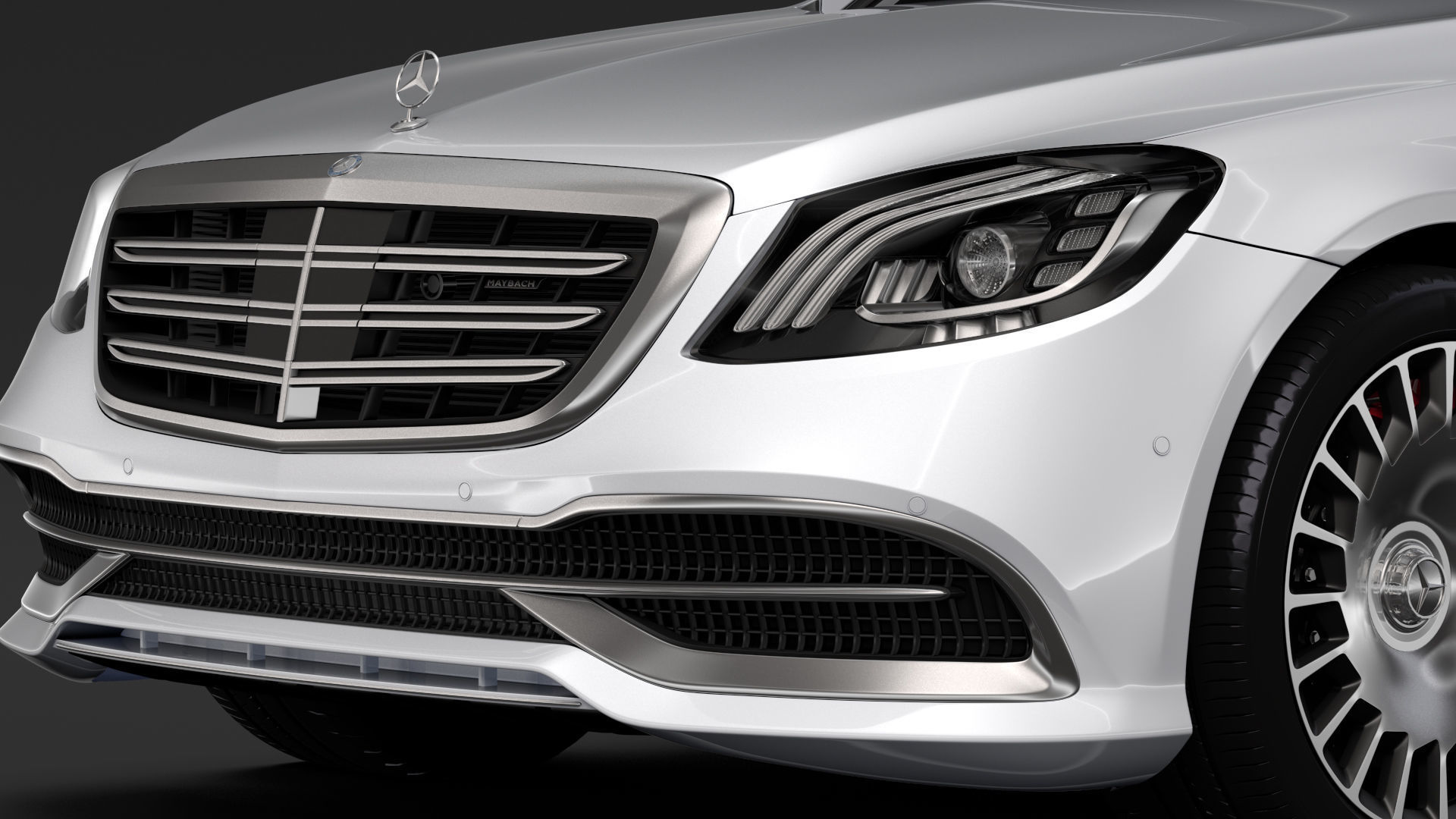 Mercedes Maybach S 650 Pullman VV222 2018 3D model_3