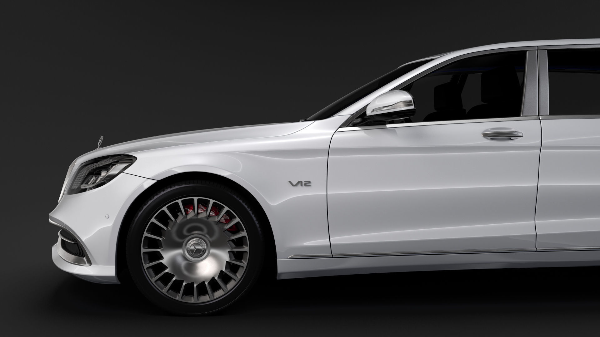 Mercedes Maybach S 650 Pullman VV222 2018 3D model_8