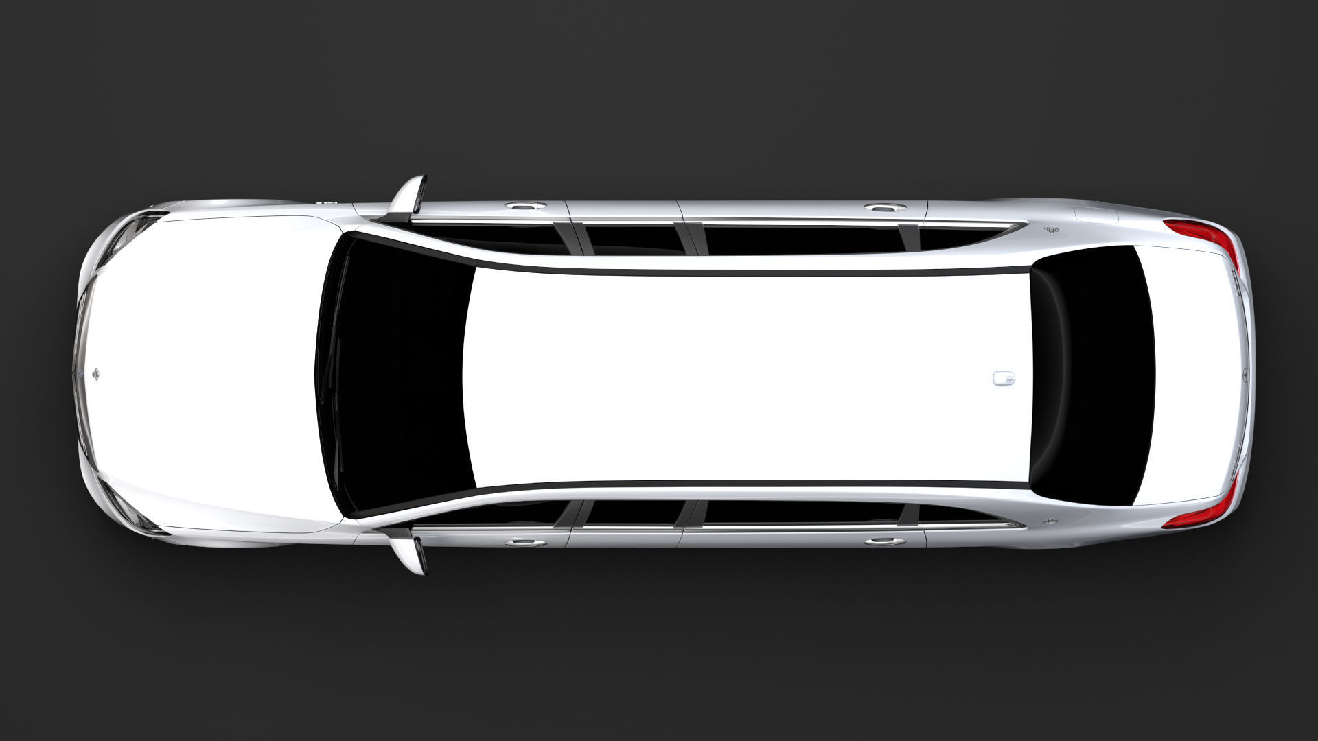 Mercedes Maybach S 650 Pullman VV222 2018 3D model_7