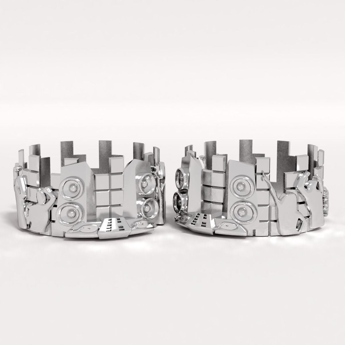 ring disco 3D print model_0