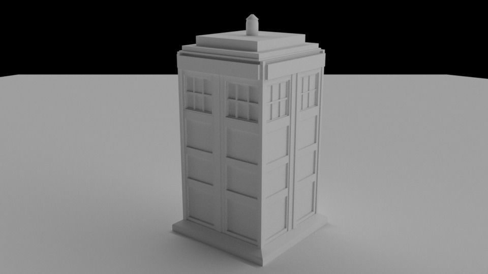 Police Box Tardis Free 3D print model_2