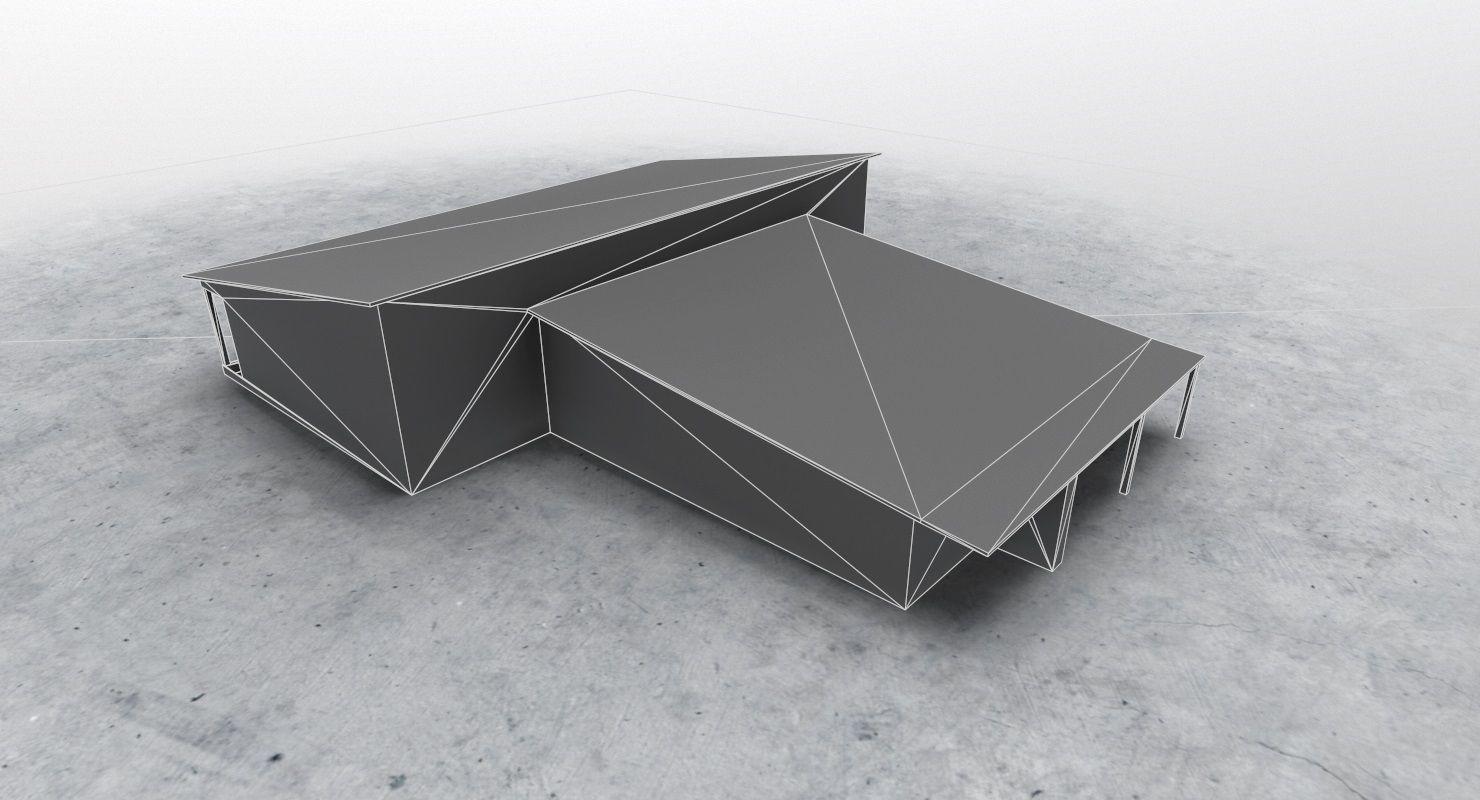 LHBP Building 2 Low-poly 3D model_12