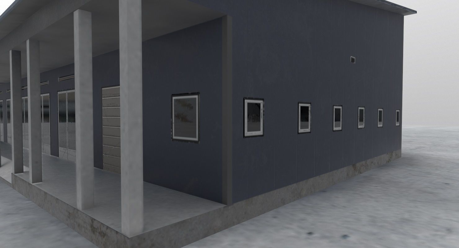 LHBP Building 2 Low-poly 3D model_3