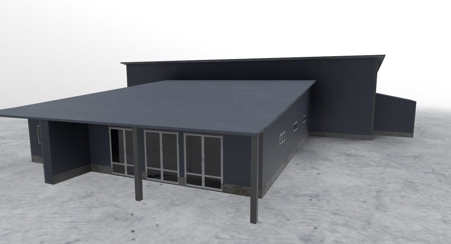 LHBP Building 2 Low-poly 3D model_2