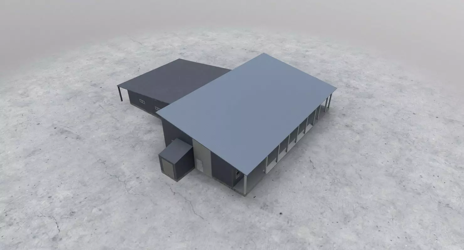 LHBP Building 2 Low-poly 3D model_0