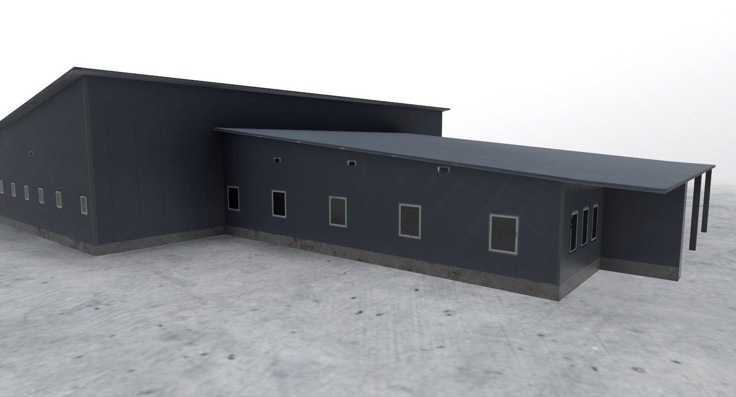 LHBP Building 2 Low-poly 3D model_4