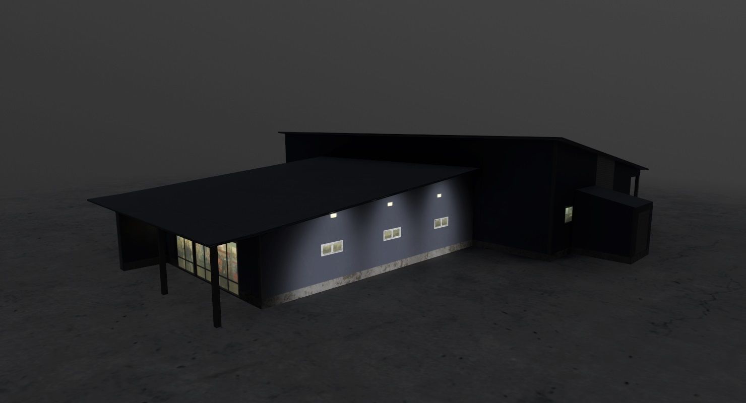 LHBP Building 2 Low-poly 3D model_8