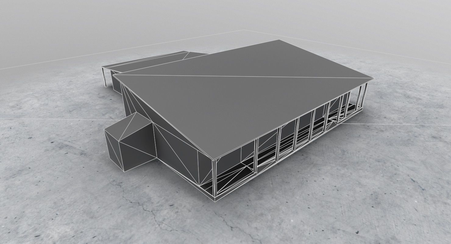 LHBP Building 2 Low-poly 3D model_11
