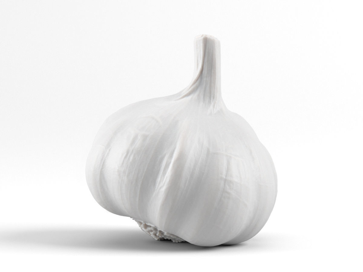 Photorealistic Garlic 3D Scan 3D model_5