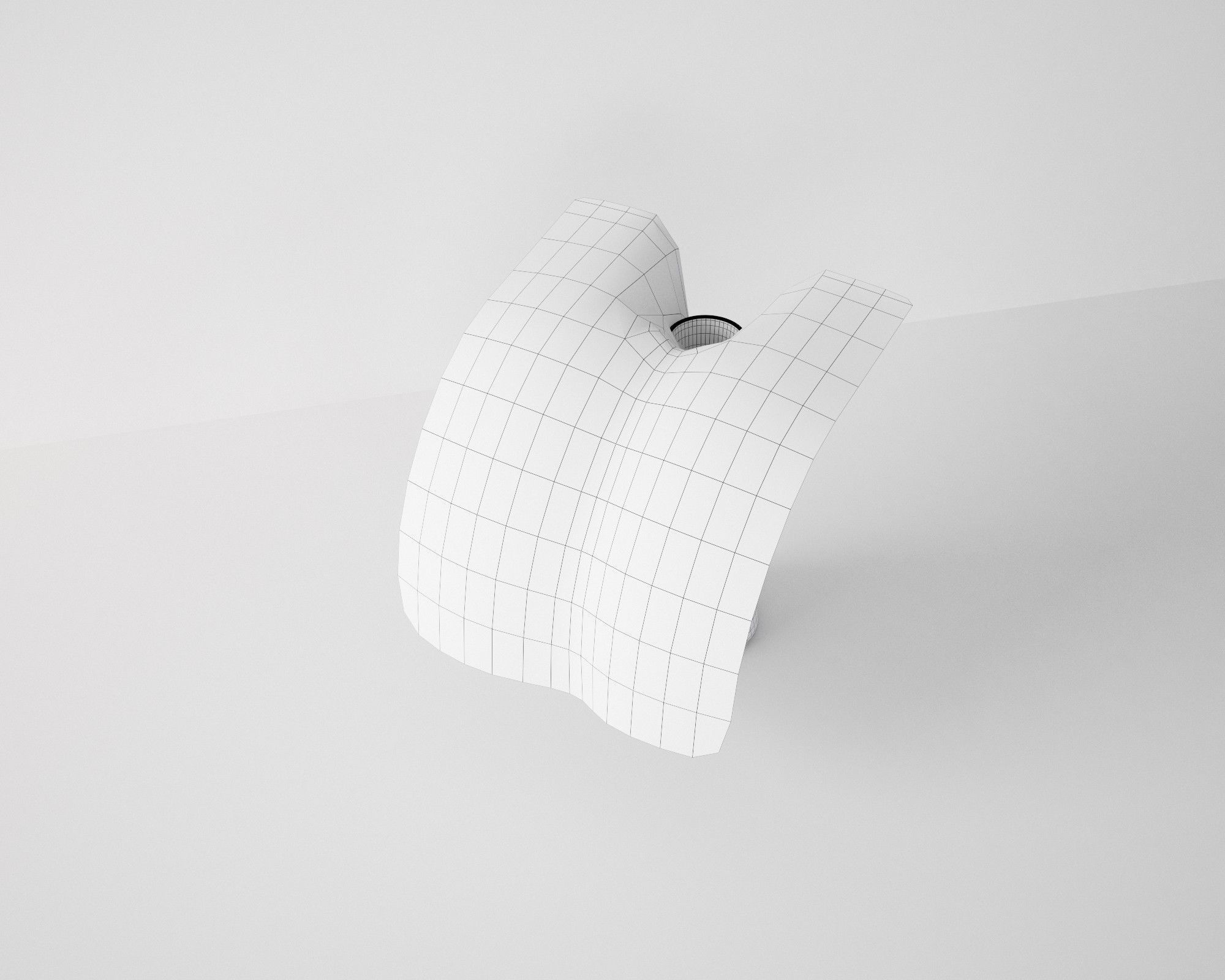 Monstera Leaf 3D model_3