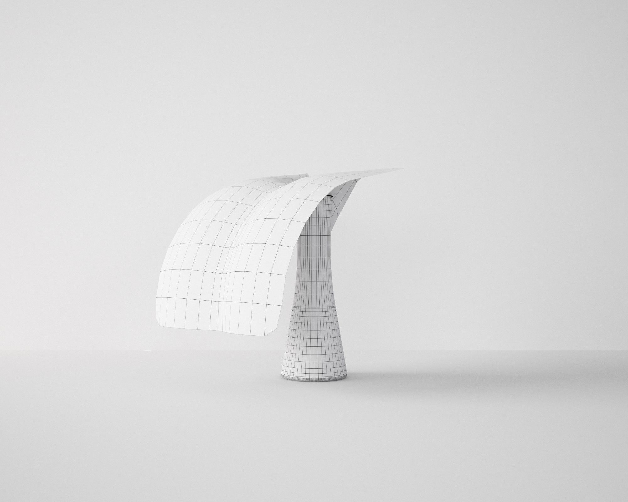 Monstera Leaf 3D model_5