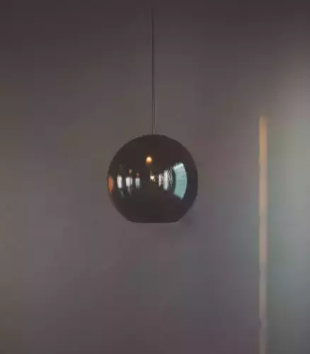 Black Globe Pendant Light 3D model
