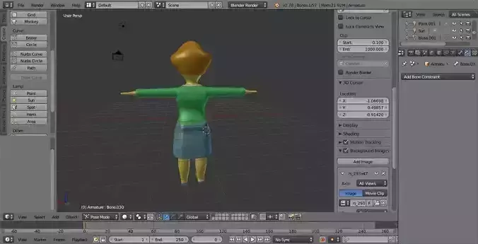 edna krabappel 3D model