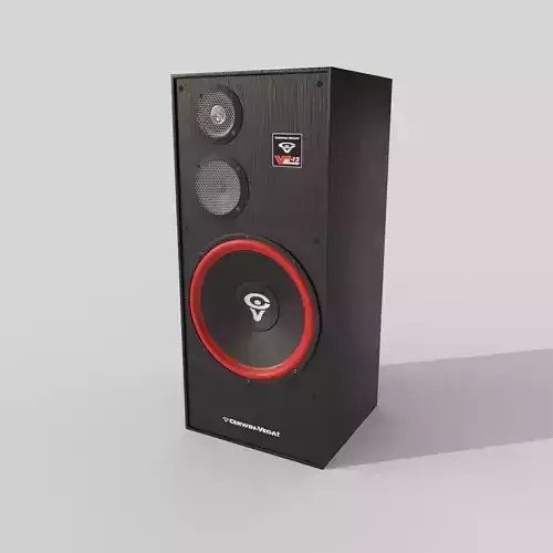 Cerwin Vega VE-12 Loudspeakers Low-poly 3D model