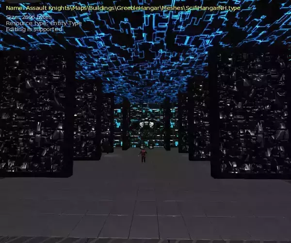 3D Sci-fi Wall
