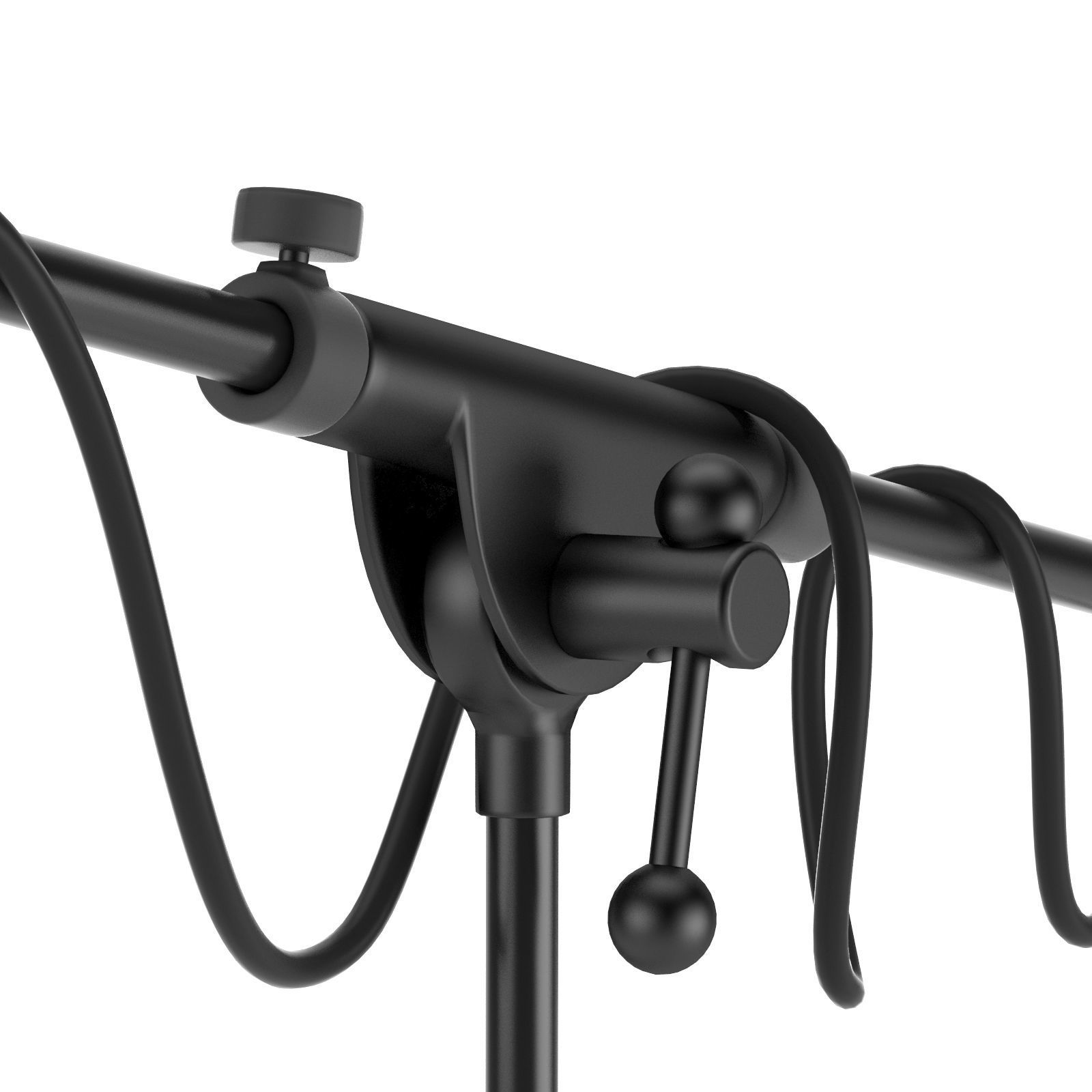 Studio microphone with stand model for subdivide high poly 3D model_3