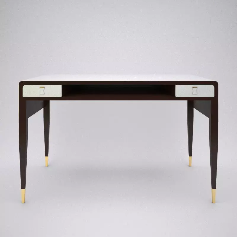 Luxurious Writing Desk - Rubelli Casa Rio Novo 3D model_0