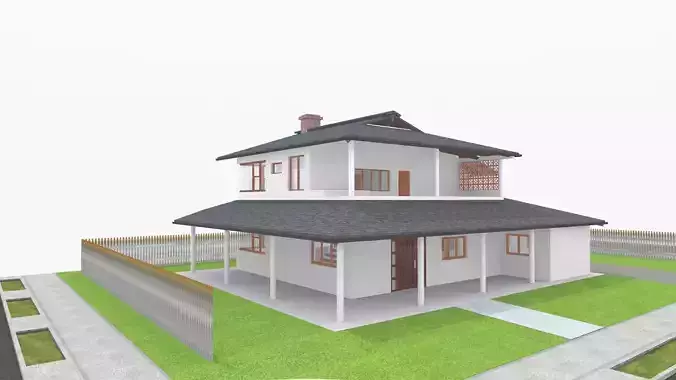 Small simple country house