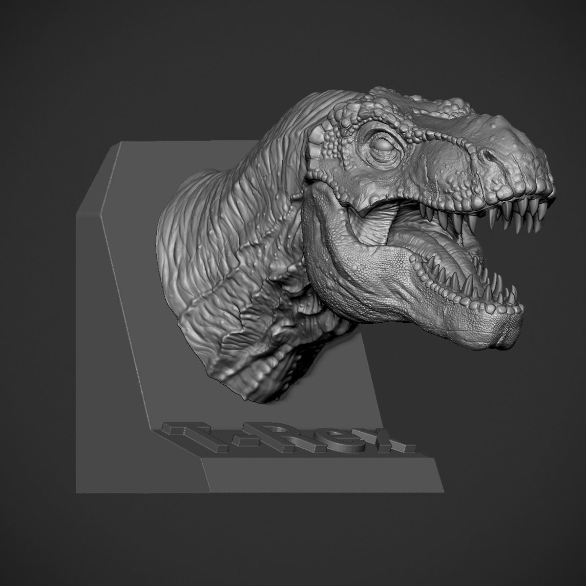 T-rex Tyrannosaurus 3D print model_3