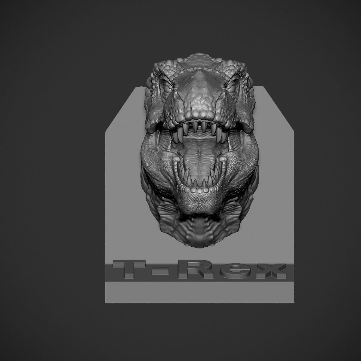 T-rex Tyrannosaurus 3D print model_6