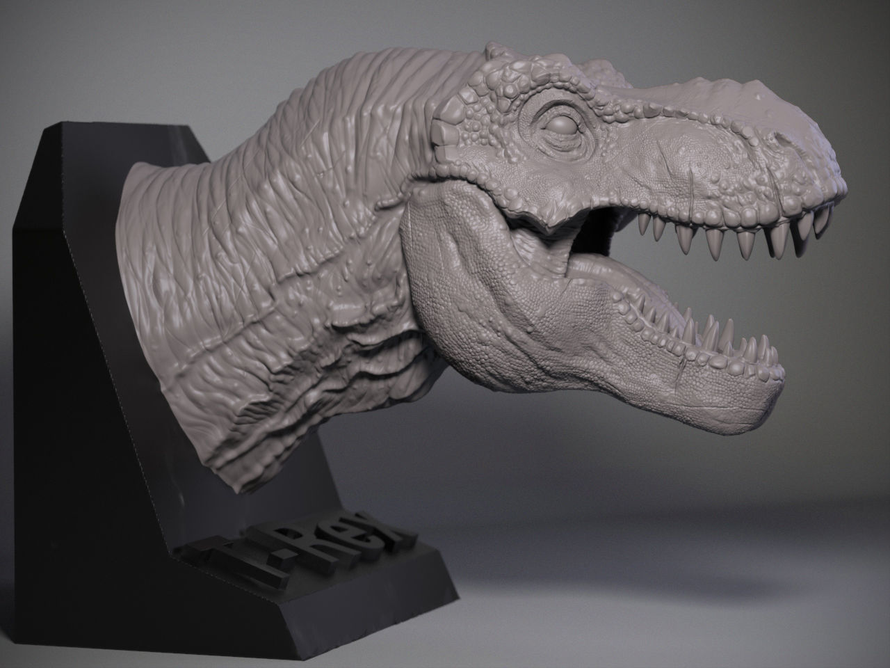 T-rex Tyrannosaurus 3D print model_1