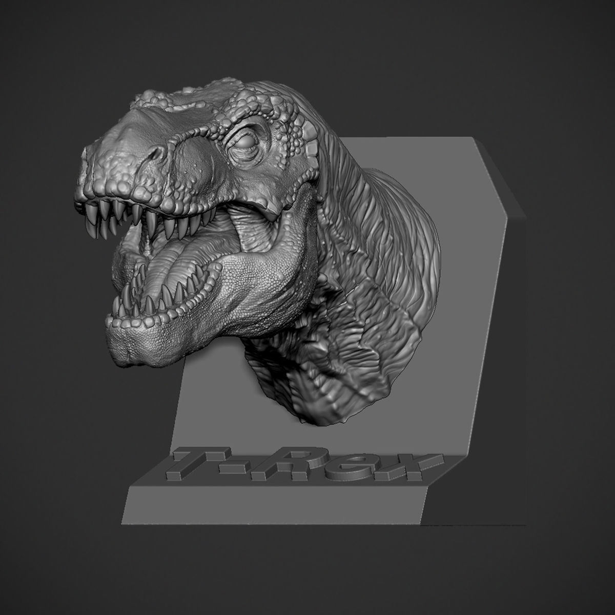 T-rex Tyrannosaurus 3D print model_4